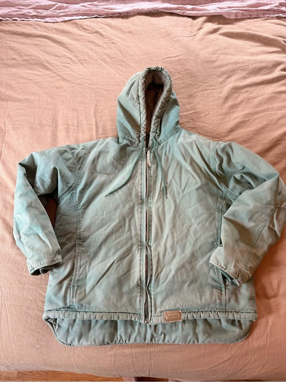 Schmidt workwear Women's XL Hooded Jacket in Sage Green